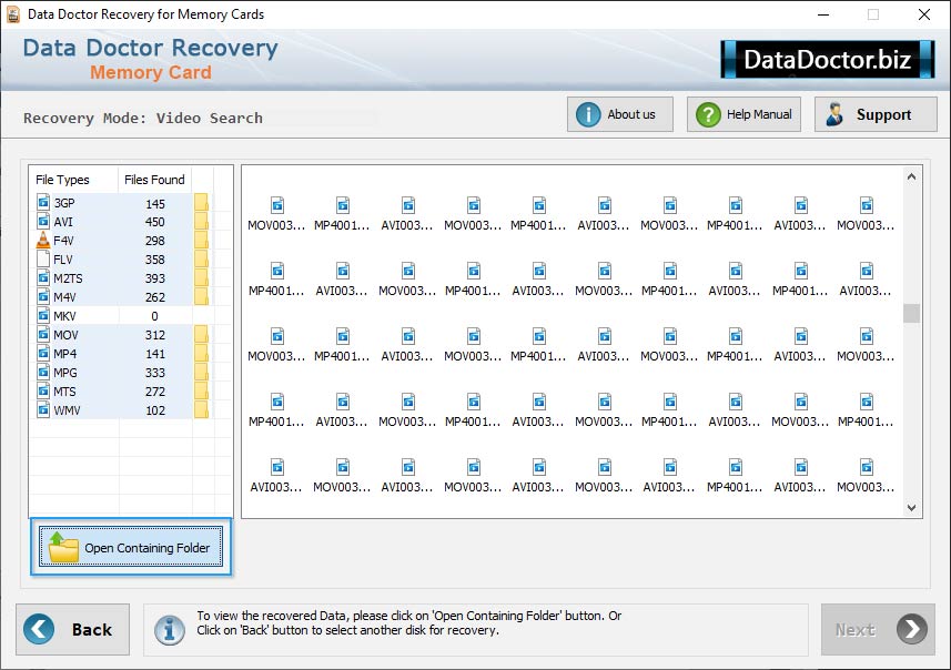 Data Recovery files