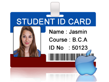 Students ID Cards Maker for Mac design multiple student ID cards