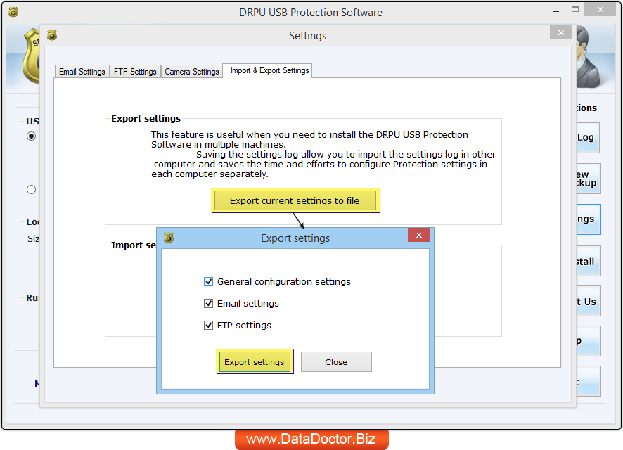 drpu usb data theft protection software